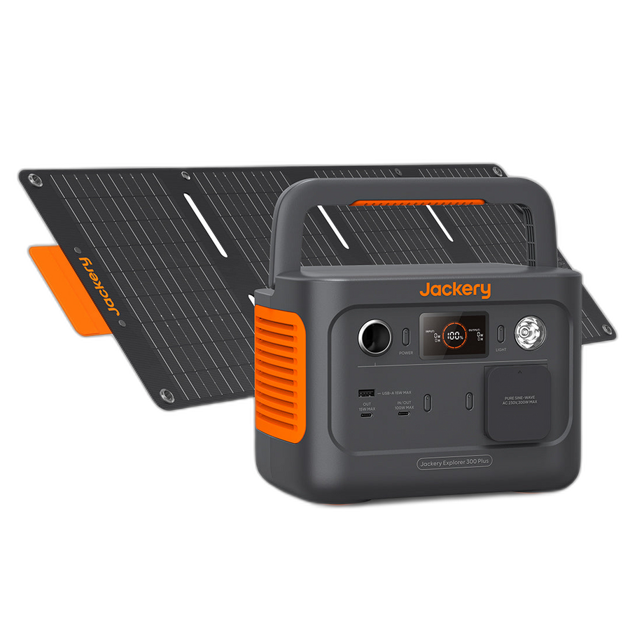 Jackery komplet – Explorer 300 Plus + SolarSaga 40W Mini